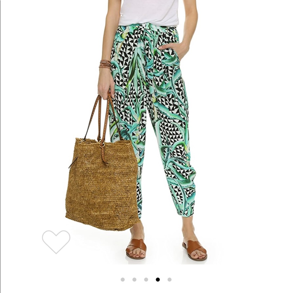 Mara Hoffman swim draped palm tree leaf pants